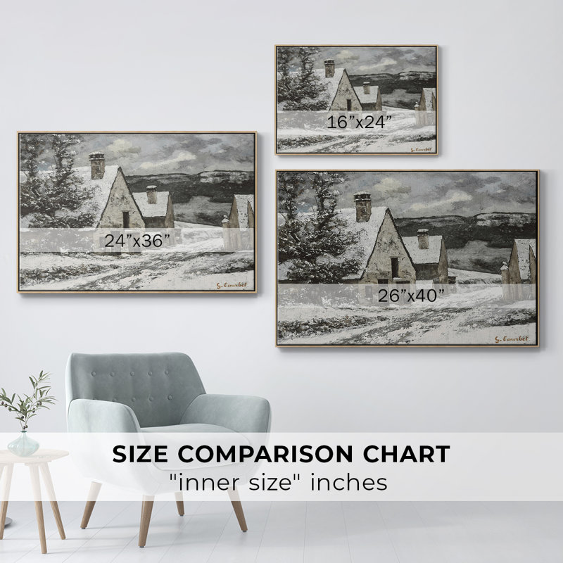 Paysage rétro - DCCXCII, 17" H x 25" W x 2'' D, Toile naturelle avec cadre flottant