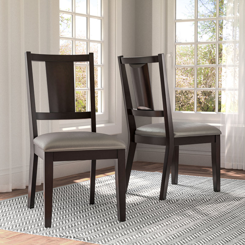 Chaises d'appoint Athlyn, Brun, Bois espresso