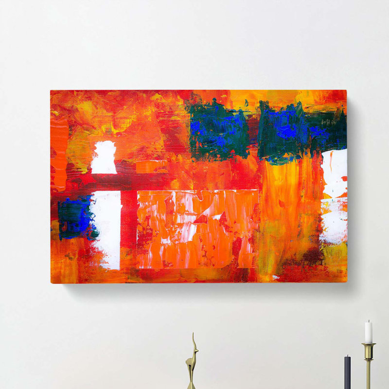 Abstract Art Painting Vol.247 by S.Johnson - Wrapped Canvas Painting, 40cm H x 60cm W x 3cm D