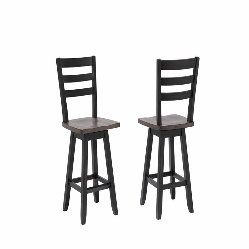 Tabouret 25 comptoirs, Chêne / gris foncé