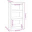 Kylisia 97cm H Solid Wood Standard Bookcase-221989107-221989108