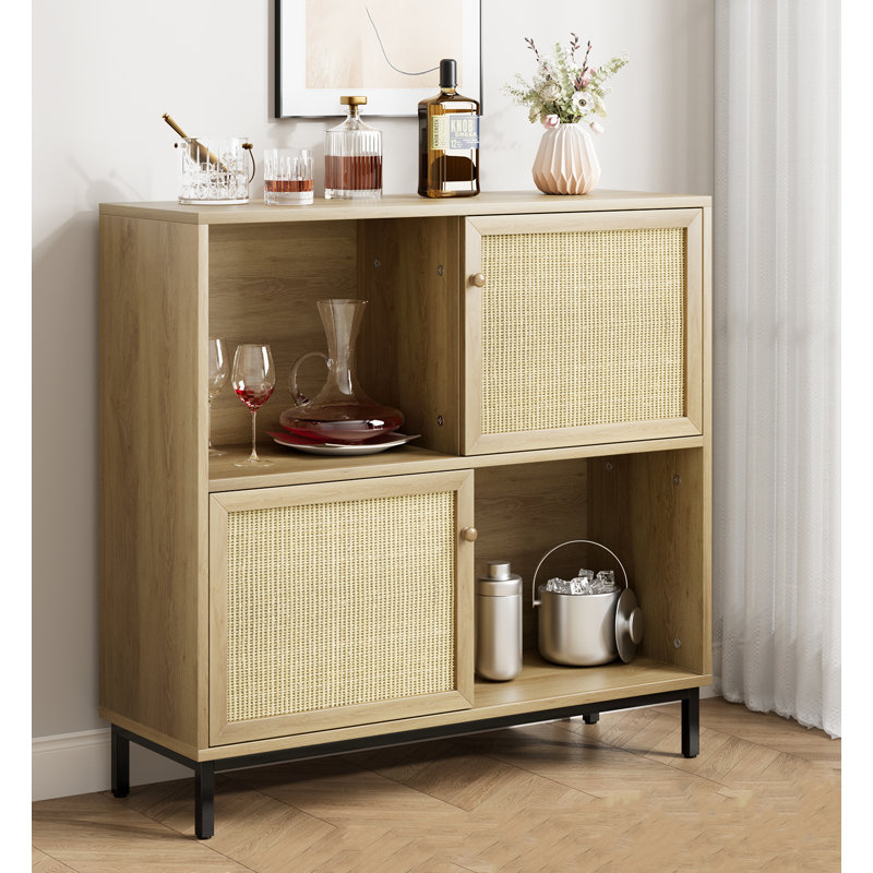 Metal Rectangle Accent Cabinet