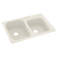 Évier de cuisine à double cuve à montage double L 33 po x l 22 po-38293750-38293761