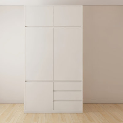 Garde-robe simple de couleur unie