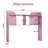 37’’ Desktop Bookshelf, 3-Tier Desk Storage Organizer, Multipurpose Wood Desktop Rack-328754093