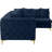 Izara Velvet L-Shaped Sectional Reversible-82749476