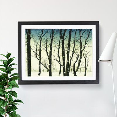 Picturesque Winter Forest - Single Picture Frame Print