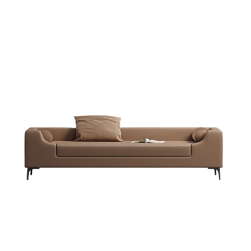 Simple Bedroom End-of-Bed Bench, Coffee, 21.65" H x 78.74" W x 23.62" D