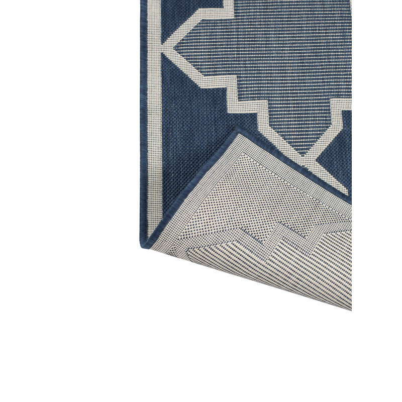 Ginnungagap Geometric Indoor / Outdoor Rug, Rectangle 5'3" x 7'6"