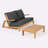 Ertil Ailes Loveseat & Table Set with Cushions
