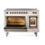 ILVE Nostalgie II Noblesse 48 dans la gamme d'induction, 6 éléments d'induction (porte en verre)-688382868