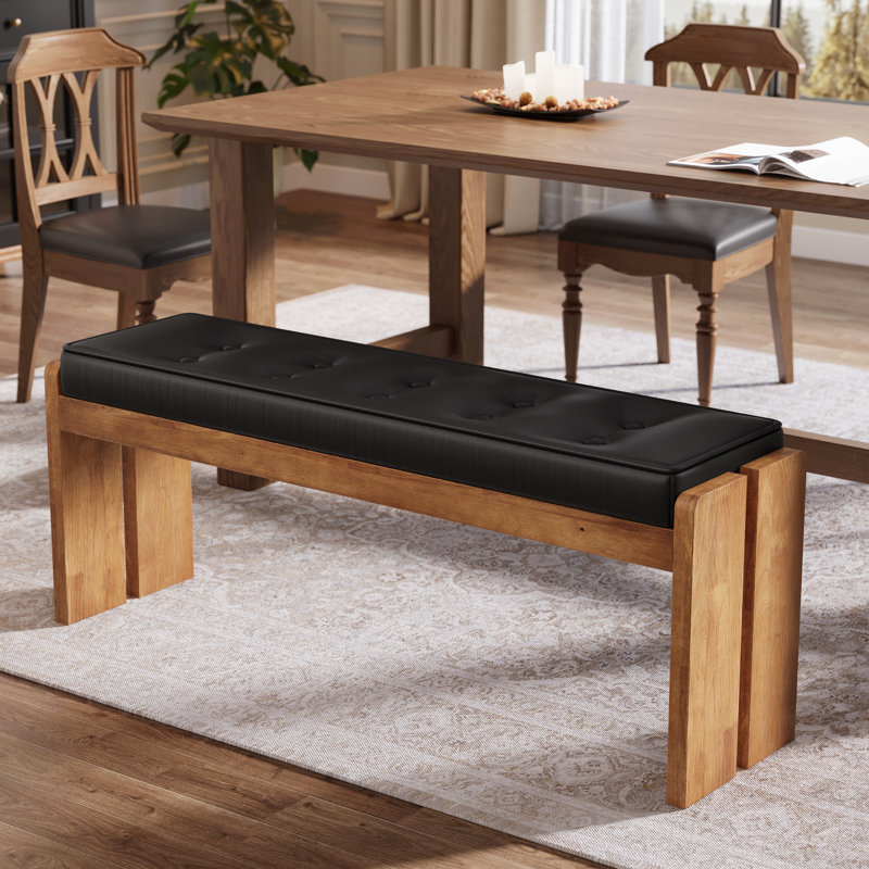 Banc rembourré moderne l 47 po