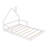 Wood Floor Bed With House-Shaped Headboard-453419971-453419968