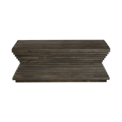 Burkhart Rectangular Solid Wood Cocktail Coffee Table