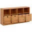 Banc de rangement en bois massif Becca-1165913150