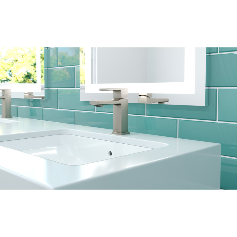 Robinet de salle de bain monotrou avec drain Deckard