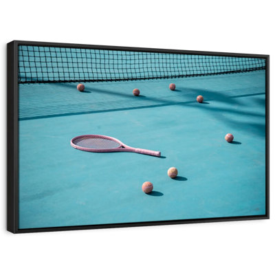 «Blue Court Tennis», art mural