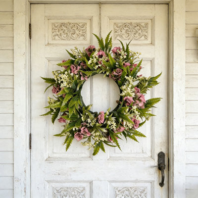 Simulé couronne de fleurs décorer des guirlandes de fleurs au printemps et en été Décorer des fenêtres ou des portes de cour Guirlandes de fleurs artificielles décoration de mariage