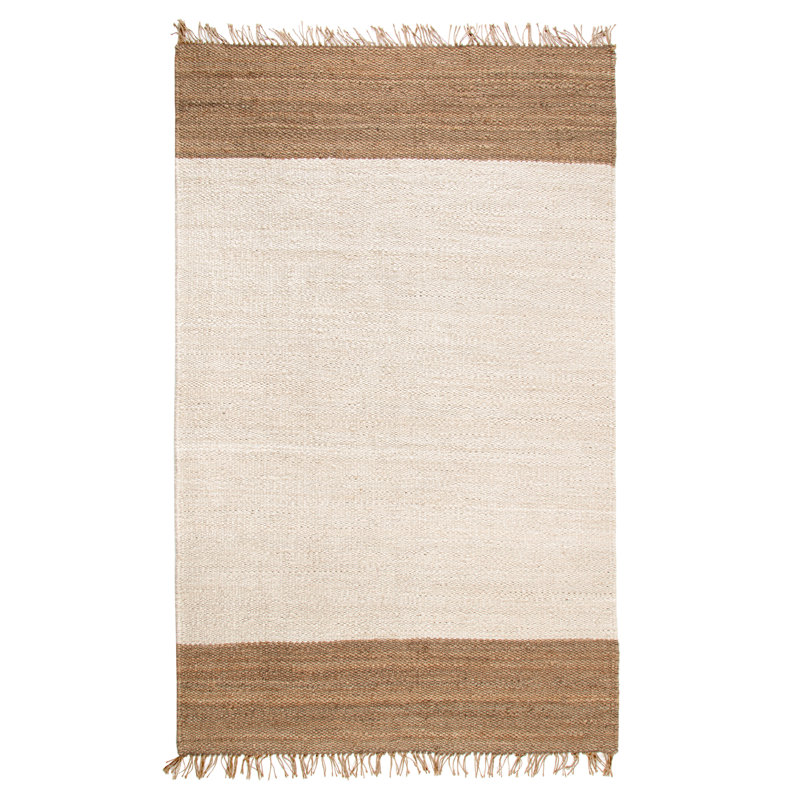 Tapis rayé tissé à la main Haines, Tapis de couloir 2 pi 6 po x 8 pi