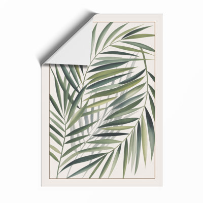 Palm Fronds Botanical - Framed Print