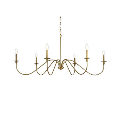 Ableton Iron 6-Light Chandelier