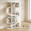 HOMCOM Geometric Bookshelf, 5-Tier S Shaped Bookcase-1013490814