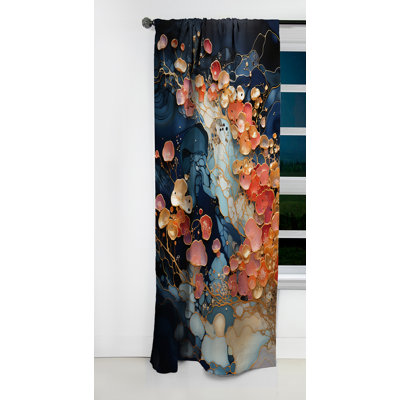 Hegarty - Painting Abstract Blackout Curtain - 1 Panels