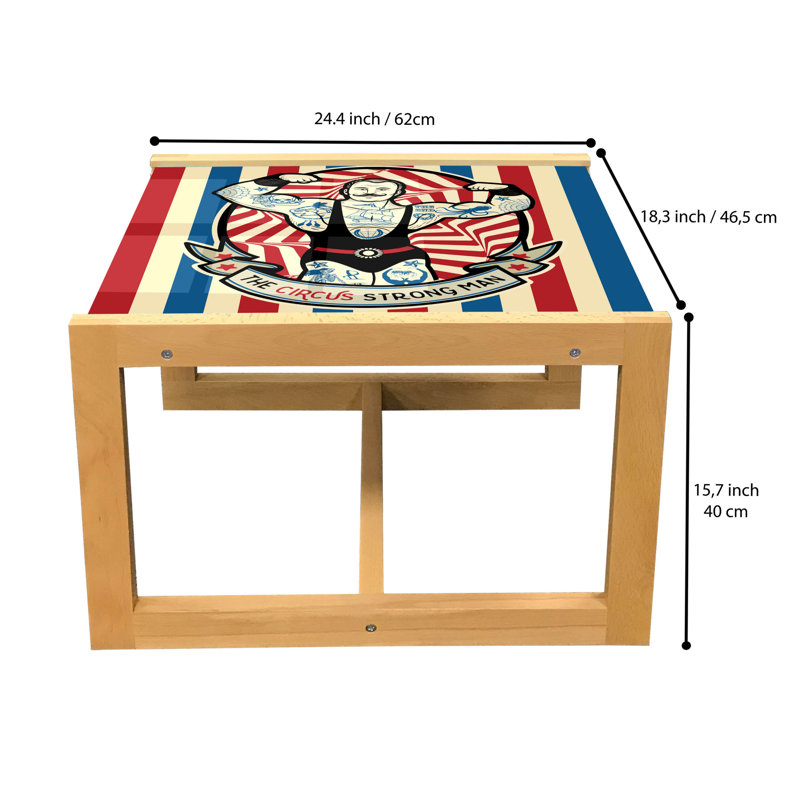 Jaely Sled Coffee Table, 62cm H x 46cm W x 40cm D