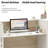 Camanche Rectangle Wood Reception Desk with Filing Cabinet