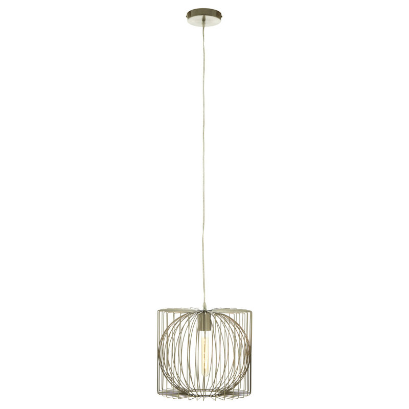 Midwest 1 - Light Silver Square/Rectangle Pendant