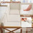 6 Pcs Acacia Wood Patio Furniture Set With Cushions And Coffee Table For Garden