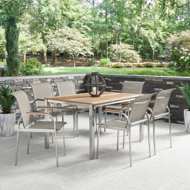 Chaise de patio Ione, Gris