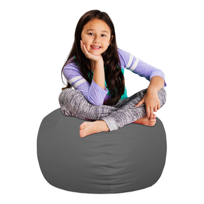 Fauteuil à billes pour enfants, adolescents et adultes - Rempli de perles souples, comprend une housse amovible et lavable à la machine - Plusieurs couleurs, tailles et tissus, y compris nylon doux et toile avec motifs