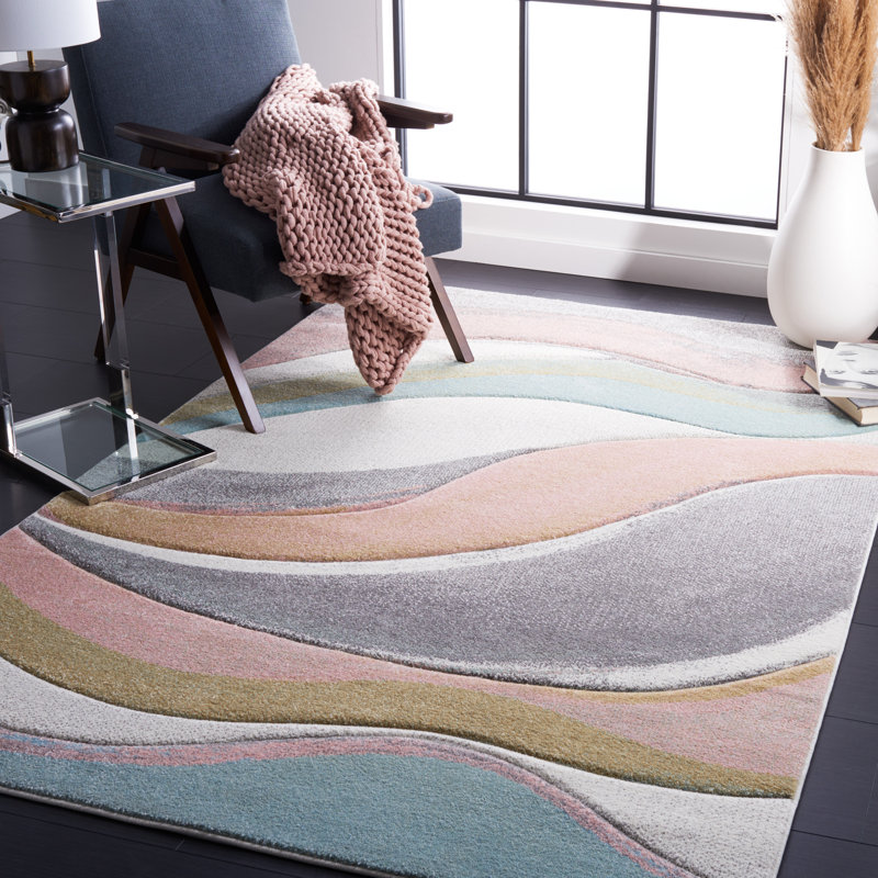 Akia Abstract Area Rug, Rectangle 160 x 229 cm
