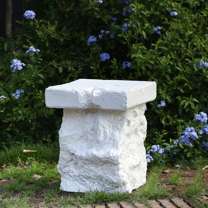 Table d'appoint d'extérieur Modern Artistry MGO, blanc