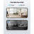 4MP 360° Pan/Tilt Security IP Camera with Monitor for Baby/Pet, One-Touch Call, 2-Way Video, Human Tracking