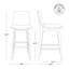 Tabouret de comptoir en similicuir avec pieds en bois massif-119721196-133075109