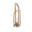 Decorative Sculptural Metal Candle Holder for Tabletop Accent - Modern Pillar Candlestick Holder for Entryway or Console Decor-501460904-501460910