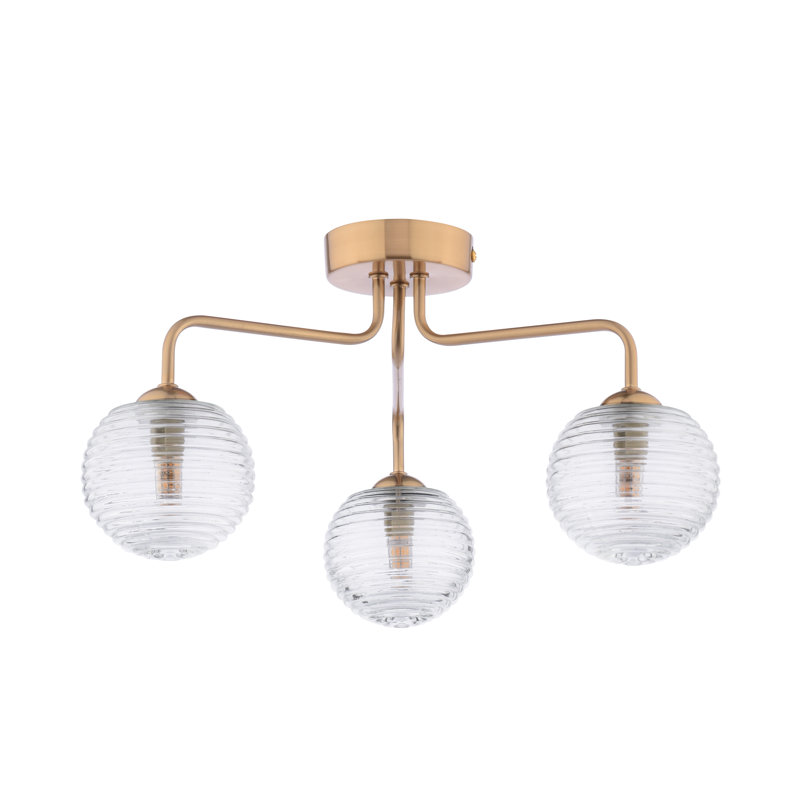 Flush Mount, 3, 22" H x 36" W x 36" D