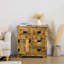 Buffet industriel, armoire de cuisine avec 4 tiroirs, 1 porte et 1 tablette ajustable