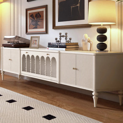 American Retro Style Wood TV Stand