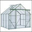 Base surélevée en polycarbonate à double porte 8X6FT-Green-119458142-119458143
