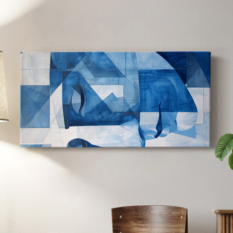 Abstract Series 1 # XLVI-Gallery, toile tendue, H 16 po x l 32 po