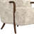 Cream Wingback Accent Chair-770858265