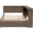 Full Size Daybed With Storage, Led, , And Trundle In Antique Wood - Modern Appeal, Long-Lasting Robust Hue-847782543