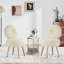 Chaise de coiffeuse avec tabouret d'appoint Noehly-1957213447