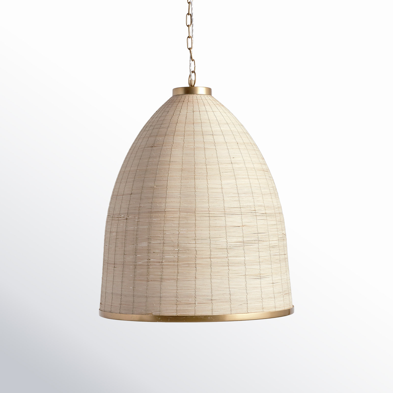 Ottawa 1 - Light Brass Dome Pendant