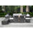 11 - Person Patio Conversation Set with Cushions