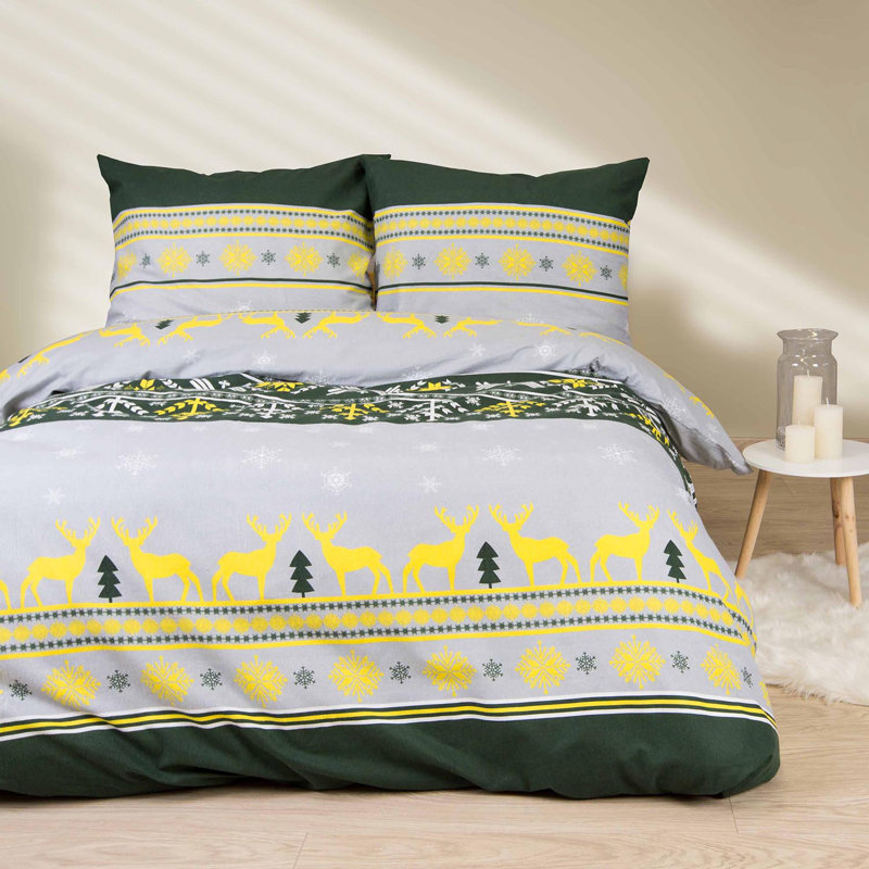 Cotton Duvet Cover Set with Pillow Shams
