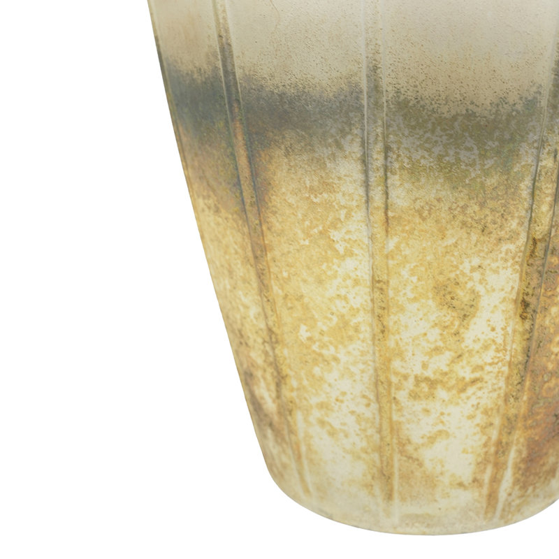 16.5" Ombre Gradient Glass Bud Vase